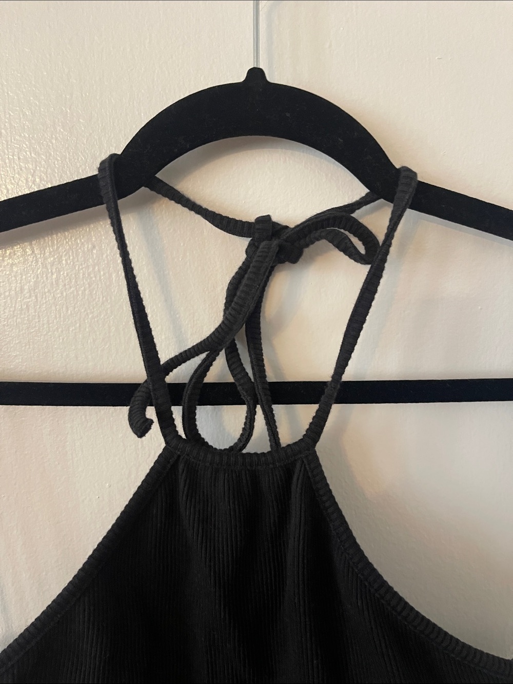 Anthropologie Tan Gathered Drop Waist Midi Halter Dress - Picture 8 of 13